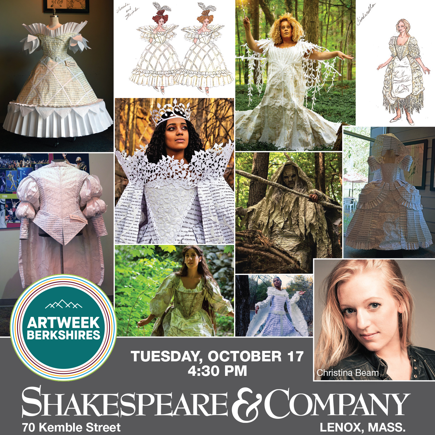 In the Woods Exhibit Artist Christina Beam to Appear at Shakespeare & Company October 17